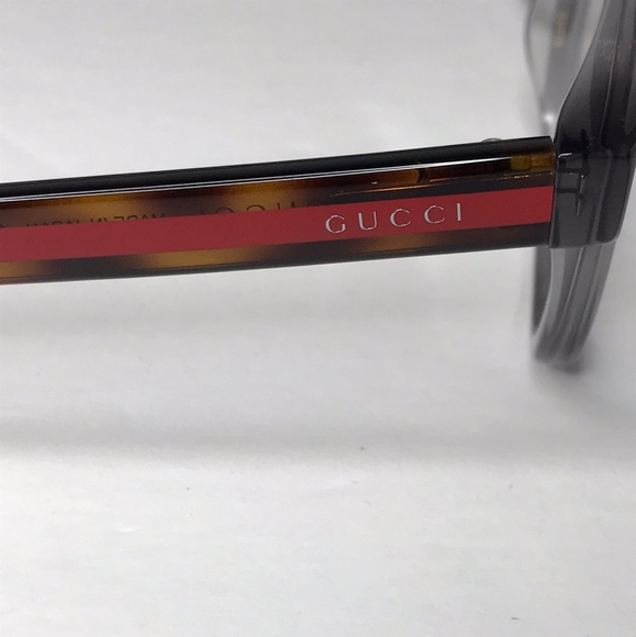 💯 Original Gucci's GG0004ON  soft lines across  frames acetate front.Iconic web - Picture 8 of 11